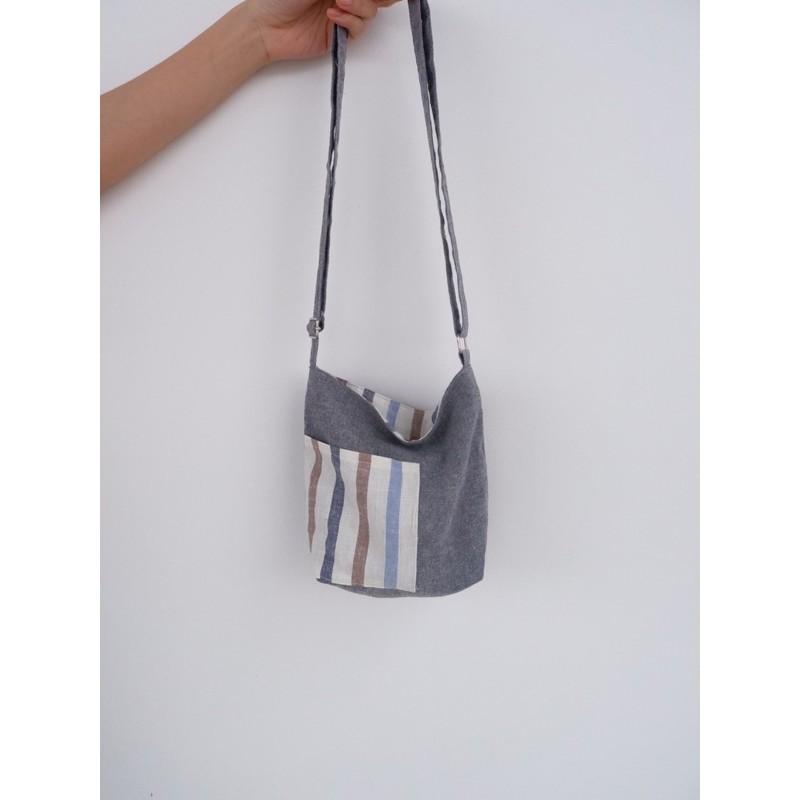 Túi đeo chéo Petit (Túi đeo chéo vải linen vintage) - May's Tote Bag