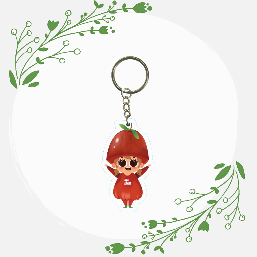 Móc khóa Bé Mật Táo Đỏ