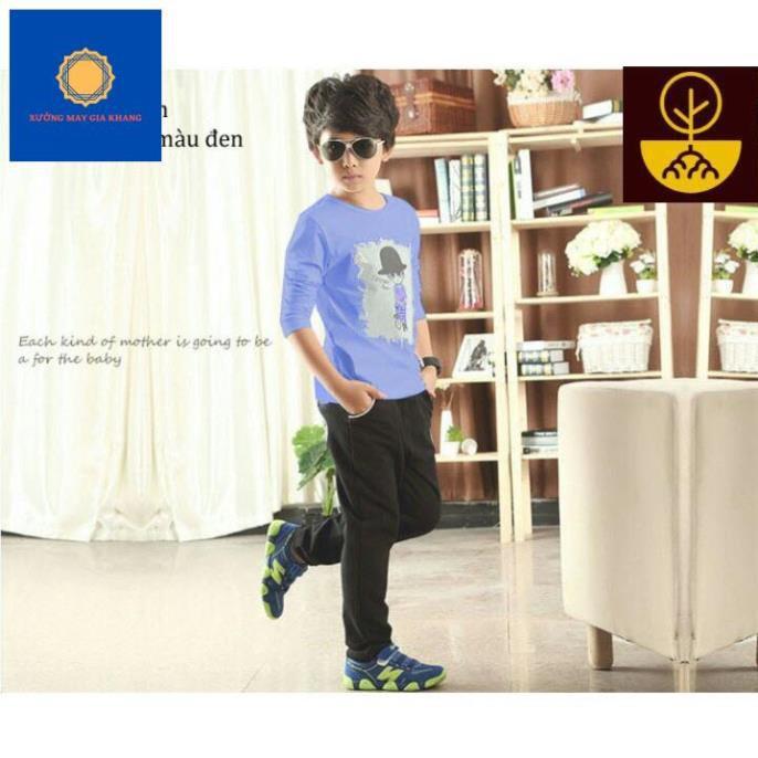 Đồ bộ quần áo dài tay bé trai, bé gái, mặc ấm khi trời trở lạnh - Xưởng may Gia Khang