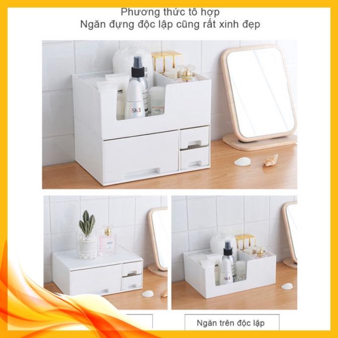 Tủ sắp xếp vật dụng bàn trang điểm White Lucian ️