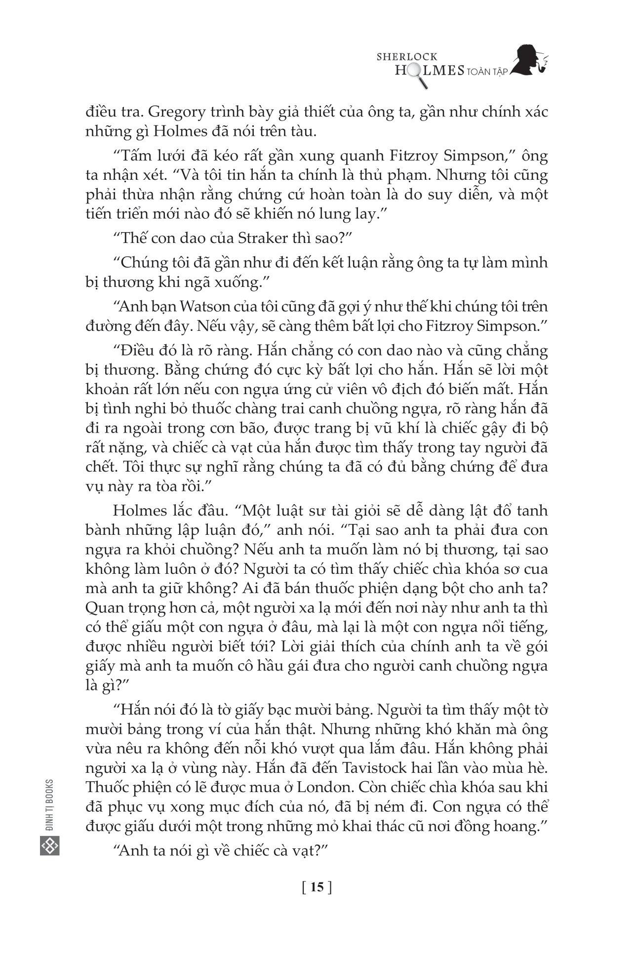 Sherlock Holmes Toàn Tập - Tập 2