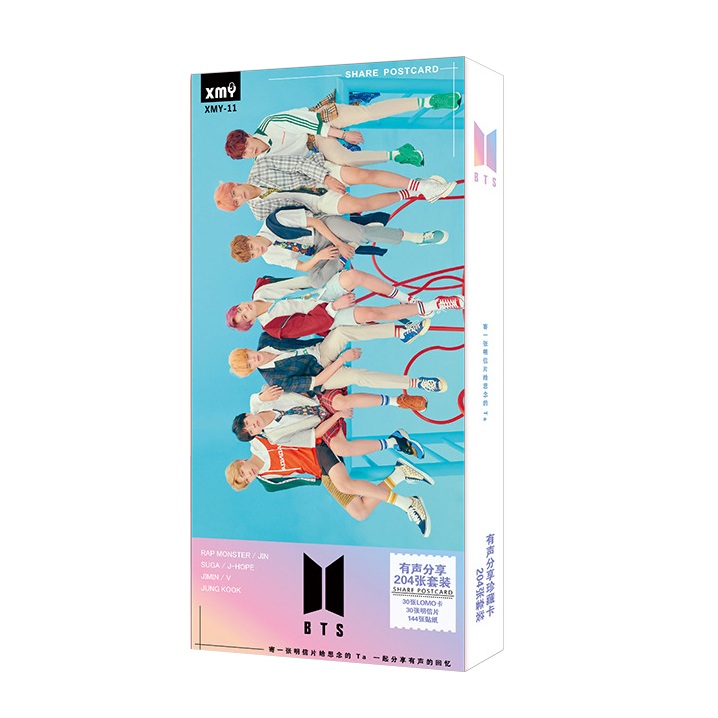Bộ ảnh bưu thiếp BTS 204 món mới
