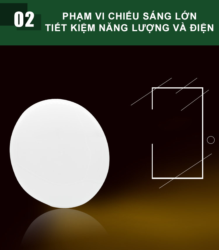 Đèn Led đĩa bay đui xoáy ánh sáng trắng ( 18W - 24W - 36W - 50W ) cao cấp - Huy Tưởng