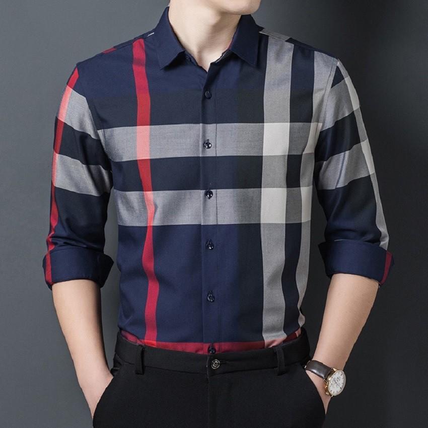 Áo sơ mi kẻ sọc thời trang nam Menswear, áo sơ mi nam THỜI TRANG cao cấp phong cách nam tính với 3 màu lựa chọn