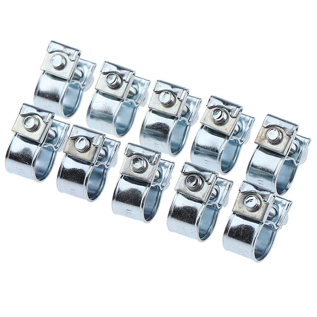 3x 10pack 304 Stainless Steel Clip Hose Pipe Clamp Diameter Ø 7 - 9mm