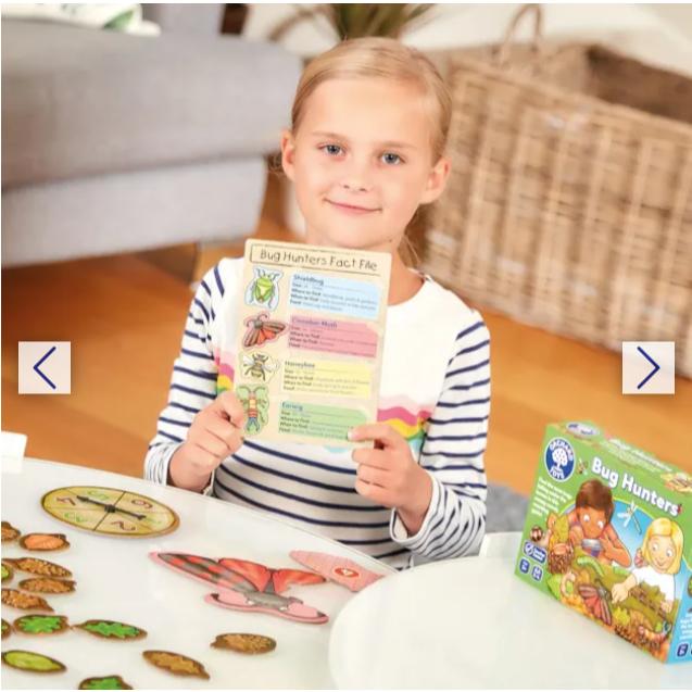 Trò chơi trí tuệ Bug Hunters - Orchard Toys giúp trẻ phát triển khả năng ghi nhớ, làm quen với toán
