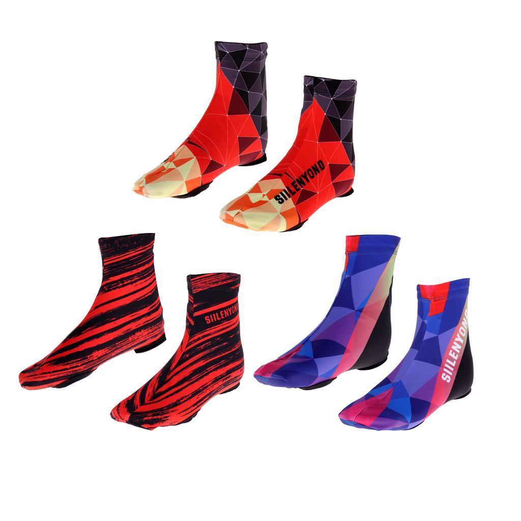 Windproof Bike Cycling Shoe Covers Winter Biking Zipper Overshoes