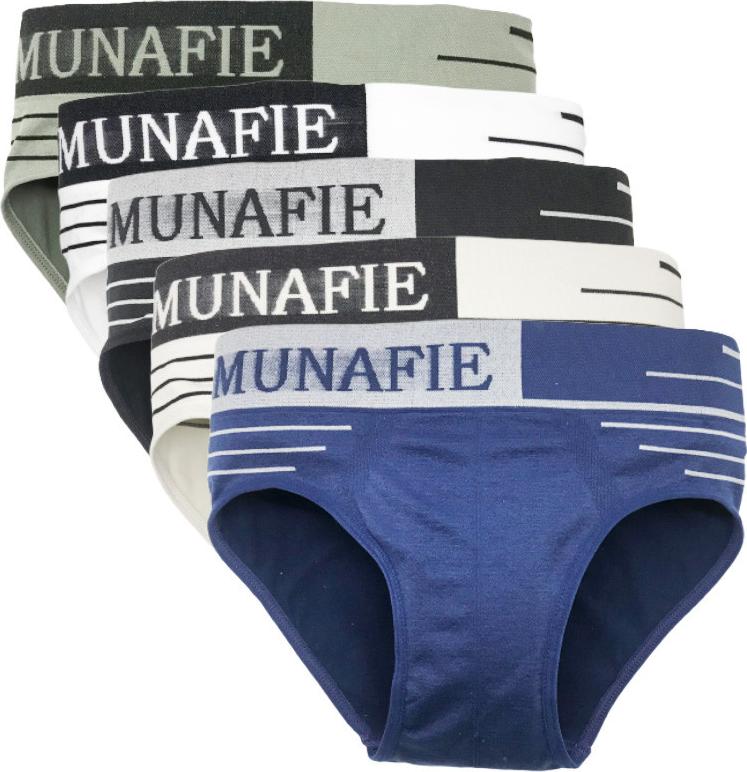 Combo 5 Quần Lót Tam Giác Nam Dệt Kim Mẫu Mới (Freesize 50-80kg) - S06