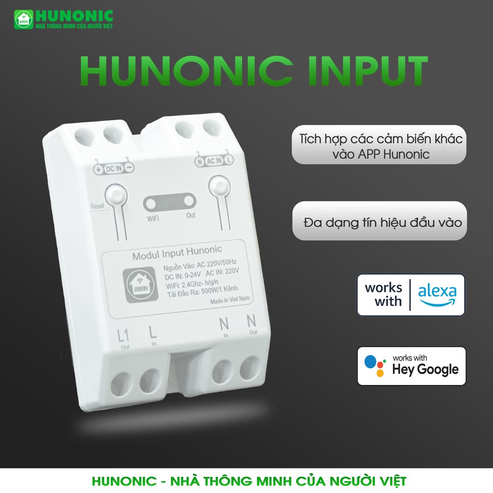 Modul Input Hunonic - Giải Pháp Đầu Vào Thông Minh Và Đa Dạng - [Hàng chính hãng]