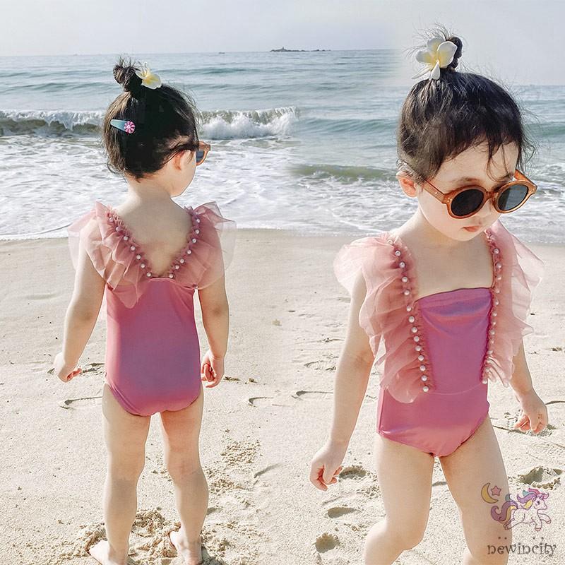 Đồ Bơi Một Mảnh Sát Nách Cho Bé Gái