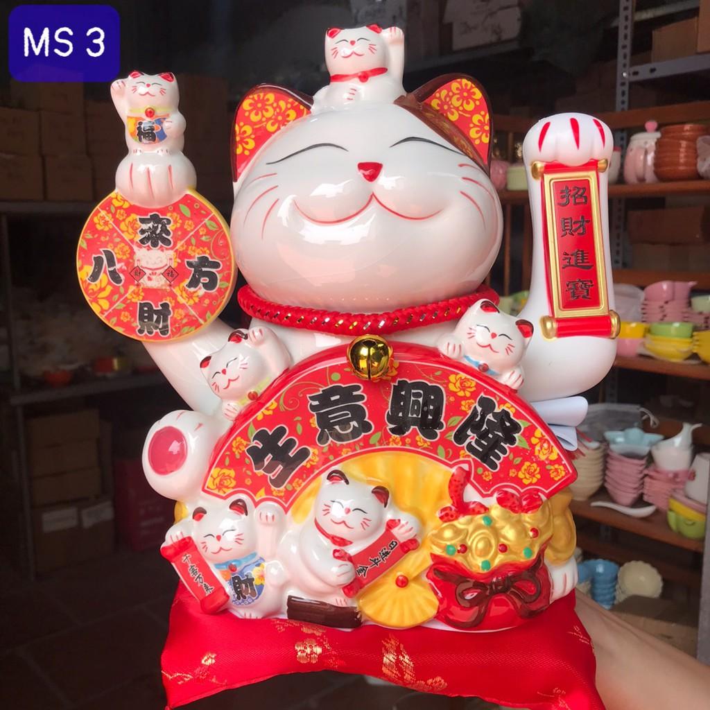 Mèo Thần Tài, Mèo May Mắn, Hút Tài Tộc đem lại may mắn tiền tài (Maneki Neko)