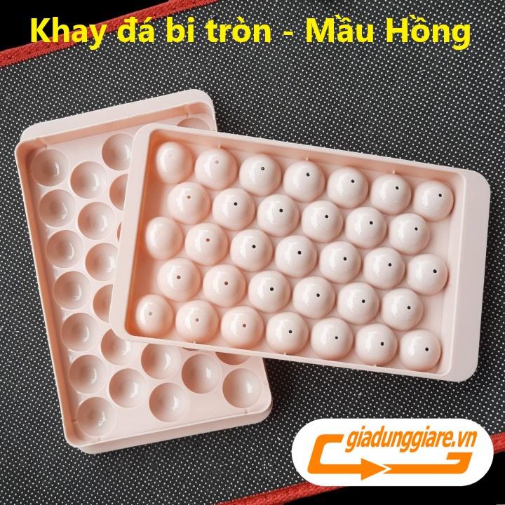 KHAY LÀM ĐÁ bi tròn khuôn kem hoa quả trái cây khuôn làm thạch rau câu độc đáo tiện dụng