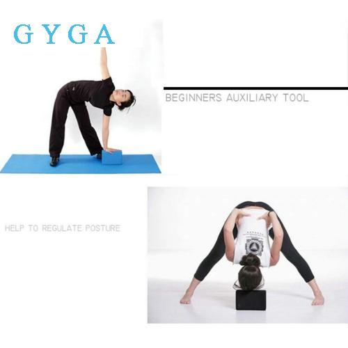 Gạch tập yoga cao cấp EVA 200g cứng gấp đôi gạch thông thường GYGA
