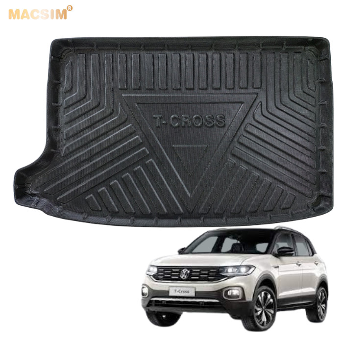 Thảm lót cốp xe ô tô Volkswagen T cross qd 2021-2022- hàng loại 2