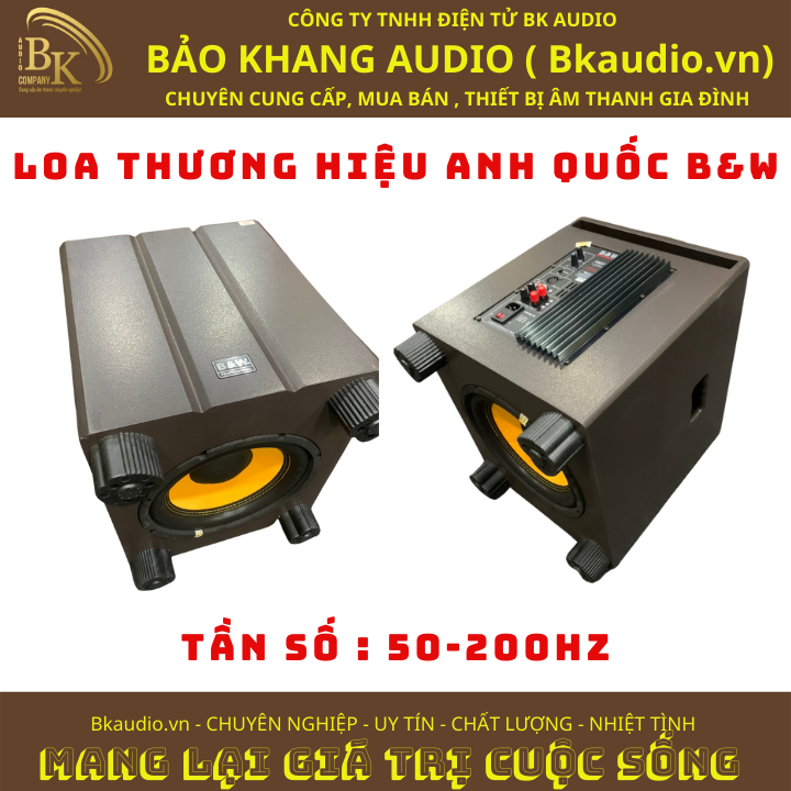 Loa sub SW.Pro888. Loa đến từ thương hiệu B&W . Msp: SPL&A-02