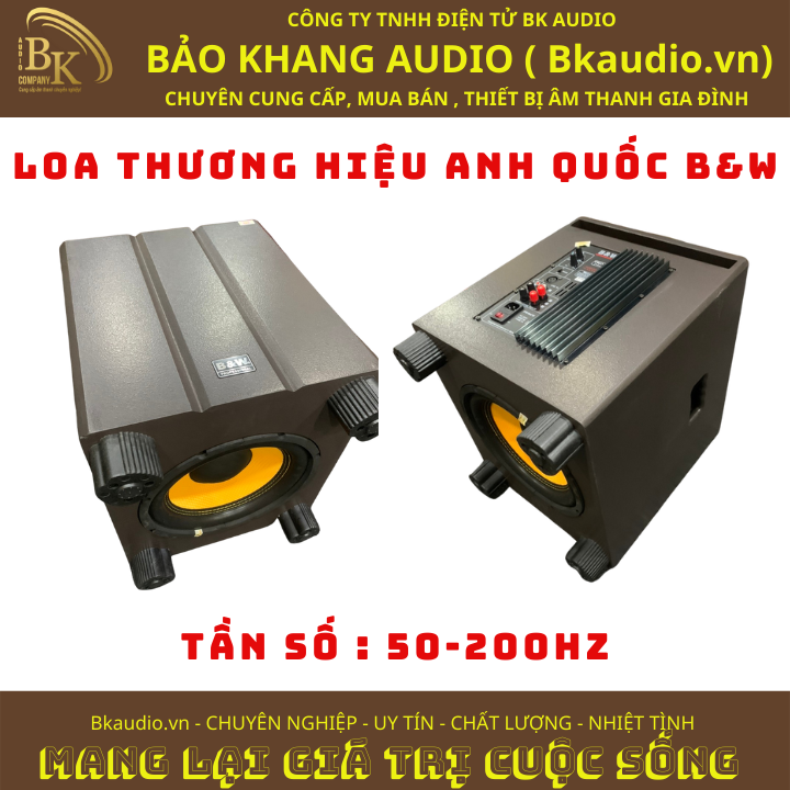 Loa sub ( loa trầm ) SW.Pro888. Loa đến từ thương hiệu B&amp;W ( Anh quốc ). Msp: SPL&amp;A-02