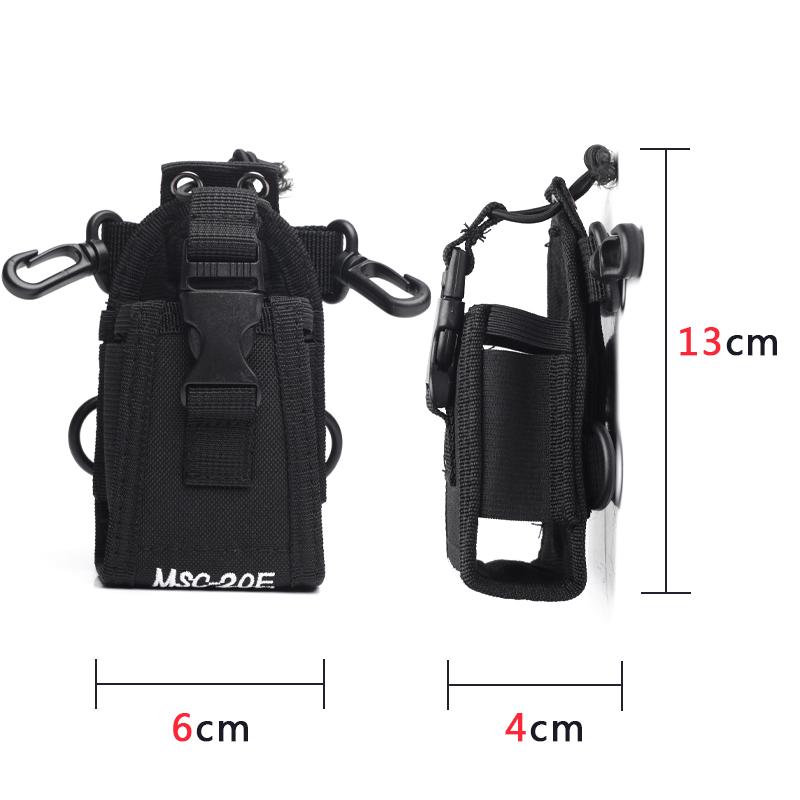 Nóng MSC-20E Di Động Đài Phát Thanh Nylon Túi Xách Tay Giá Đỡ Cho Motorola GP340 GP328 GP68 GP88 Bộ Đàm Baofeng UV5R UV-82/888S/9R