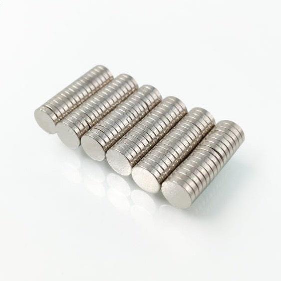 100 viên Nam châm trắng 5x2mm siêu hít tiện dụng