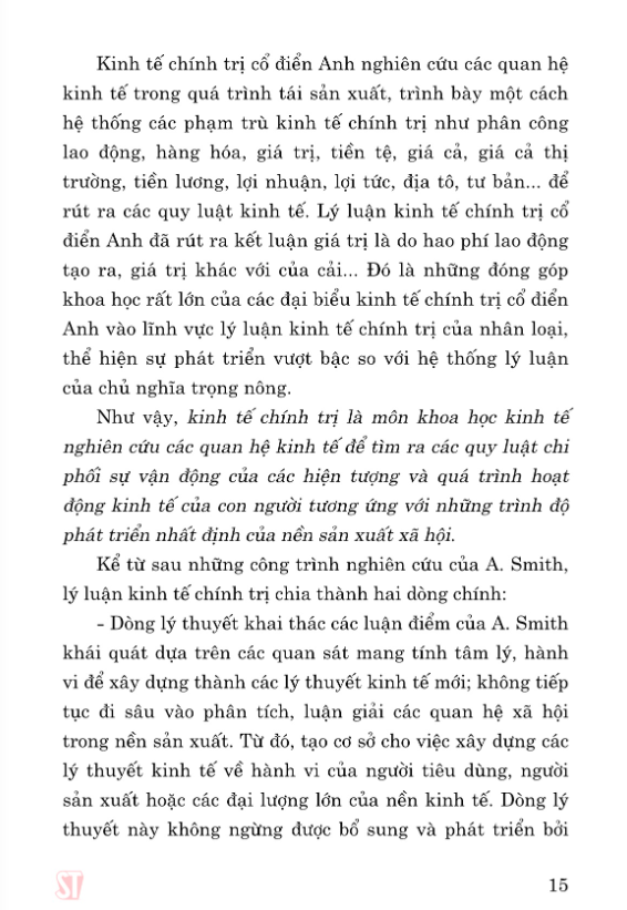 Sách - Giáo Trình Kinh Tế Chính Trị Mác - Lênin (Dành Cho Bậc Đại Học Hệ Không Chuyên Lý Luận Chính Trị) (Tái Bản 2024)