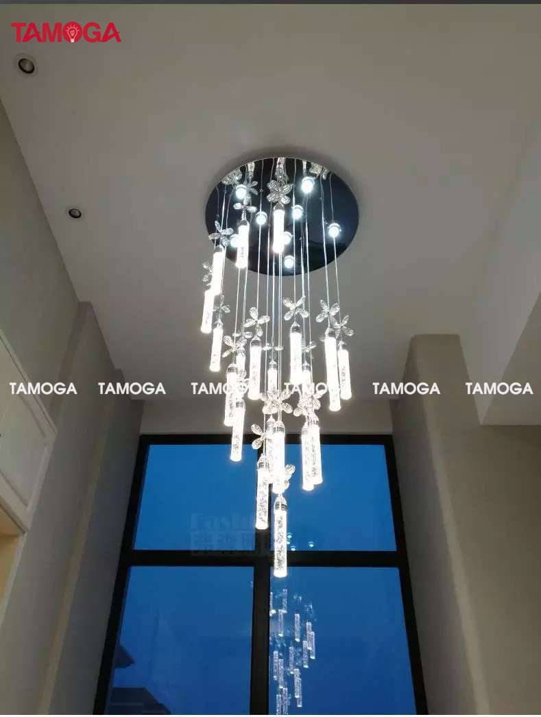 Đèn thả thông tầng TAMOGA XAVAS 2368 đường kính 800mm dài 4m + Tặng kèm bóng