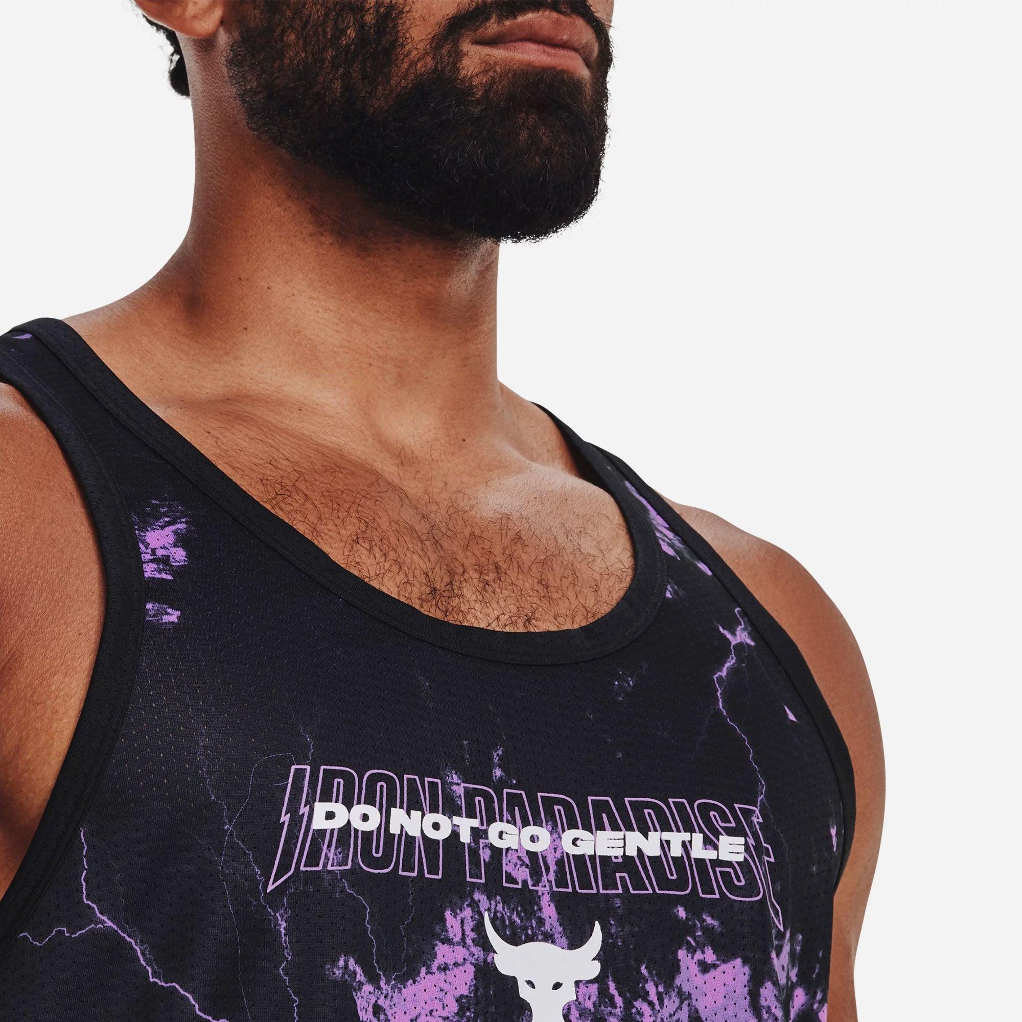 Áo ba lỗ thể thao nam Under Armour Project Rock - 1373575-001