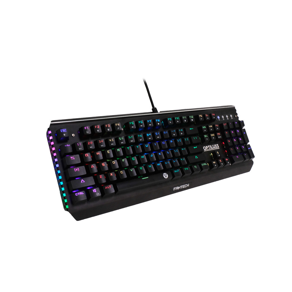 Bàn phím cơ Gaming Optical Orange Tactile Switch Led RGB chống nước, chống bụi, chống mài mòn Fantech MK884 - Hàng chính hãng