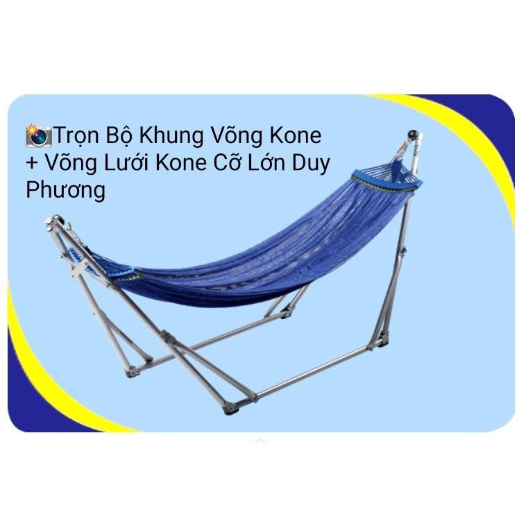 Khung võng sắt Kone sơn tĩnh điện Duy Phương cao cấp, combo khung võng kèm võng lưới giá tốt hàng loại 1