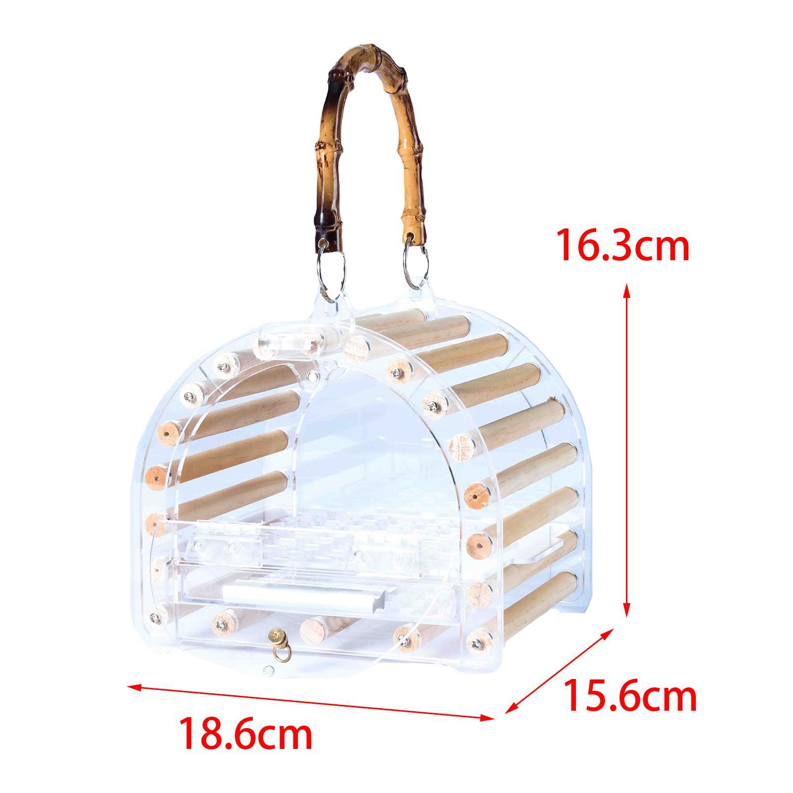 Bird Carrier Cage Pets Carrier Cage Cockatiel for Guinea Pig Finches Conures