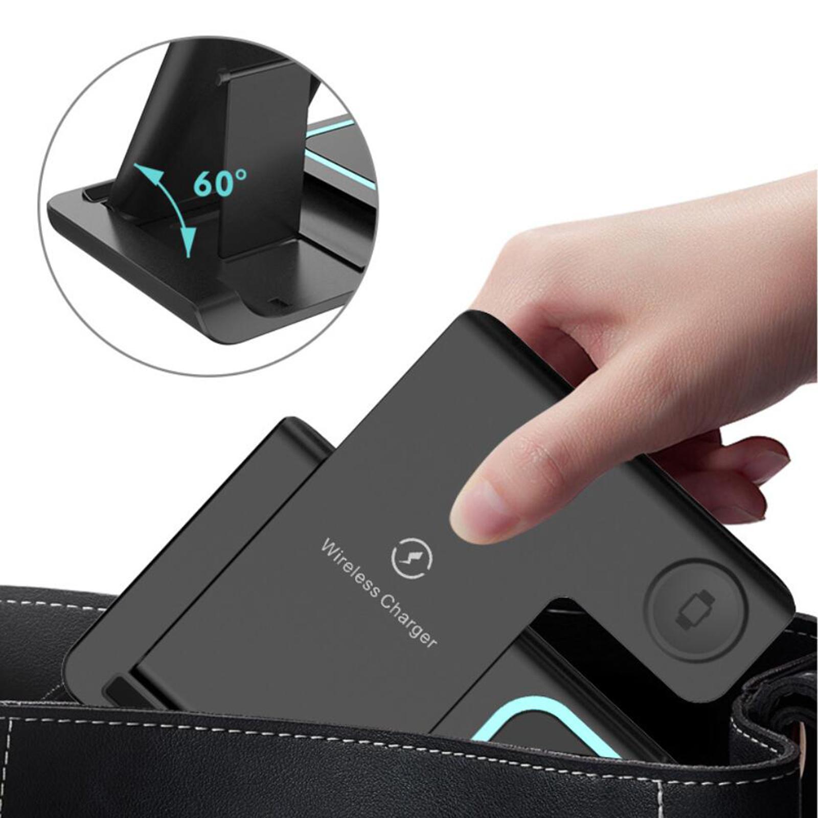 Smartphone station cradle base Black