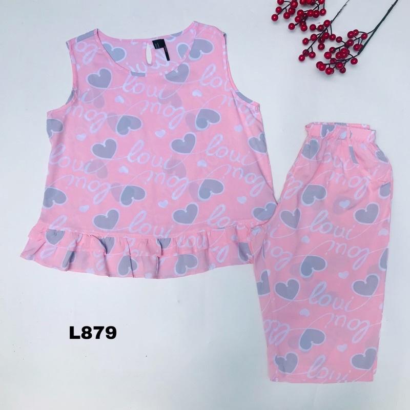 Đồ Bộ Nữ Tole Lanh Quần Lửng