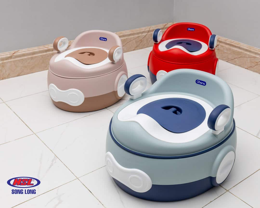BÔ VỆ SINH CHO BÉ CÓ TAY VỊN 2 IN 1 CAO CẤP, ĐA NĂNG ,NGĂN CHỨA THÁO LẮP VỆ SINH DỄ DÀNG PHONG CÁCH HÀN QUỐC