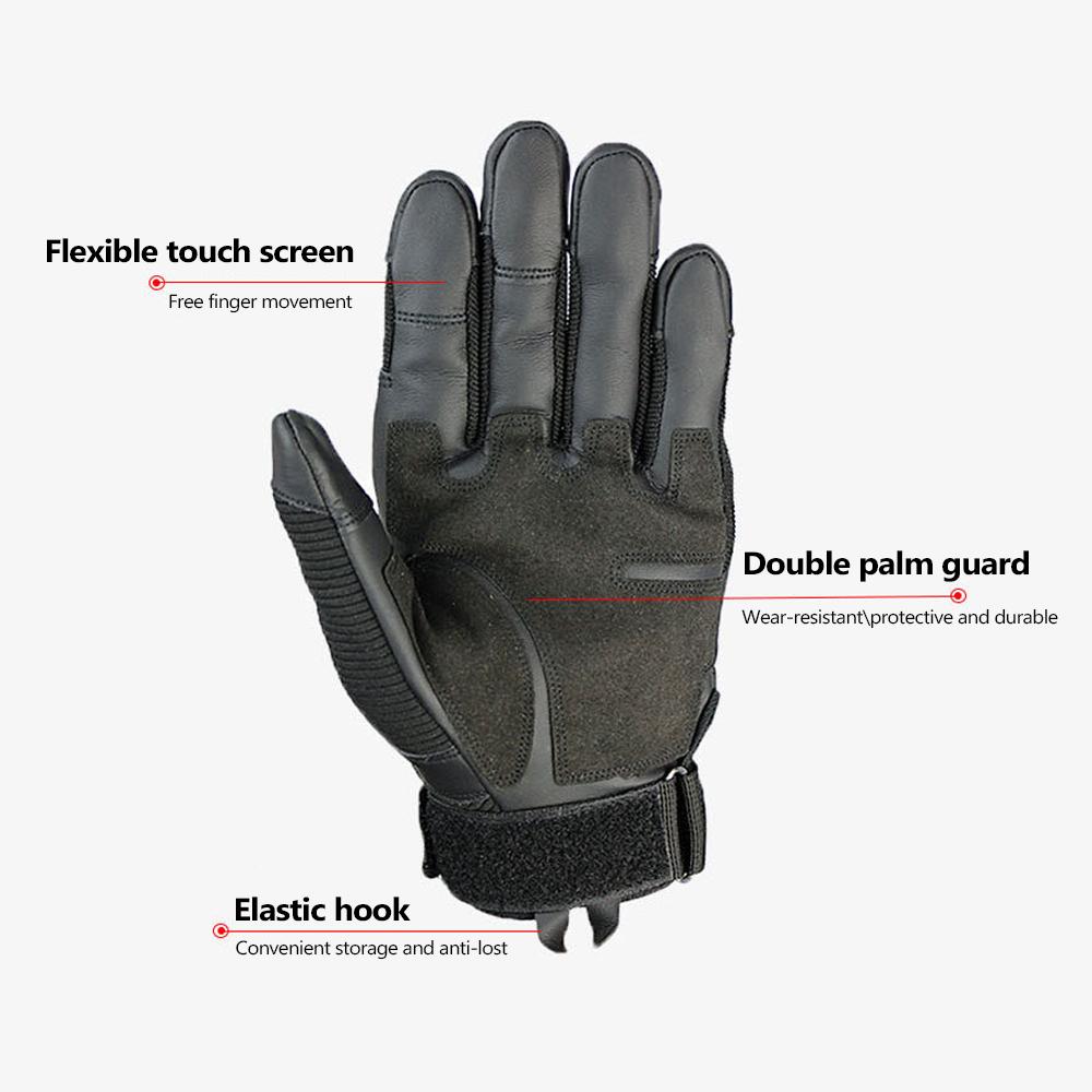 Găng tay thể thao bằng da nhân tạo sợi nhỏ và chất liệu nylon co giãn thoáng khí, chống mài mòn, nhẹ và nhanh khô