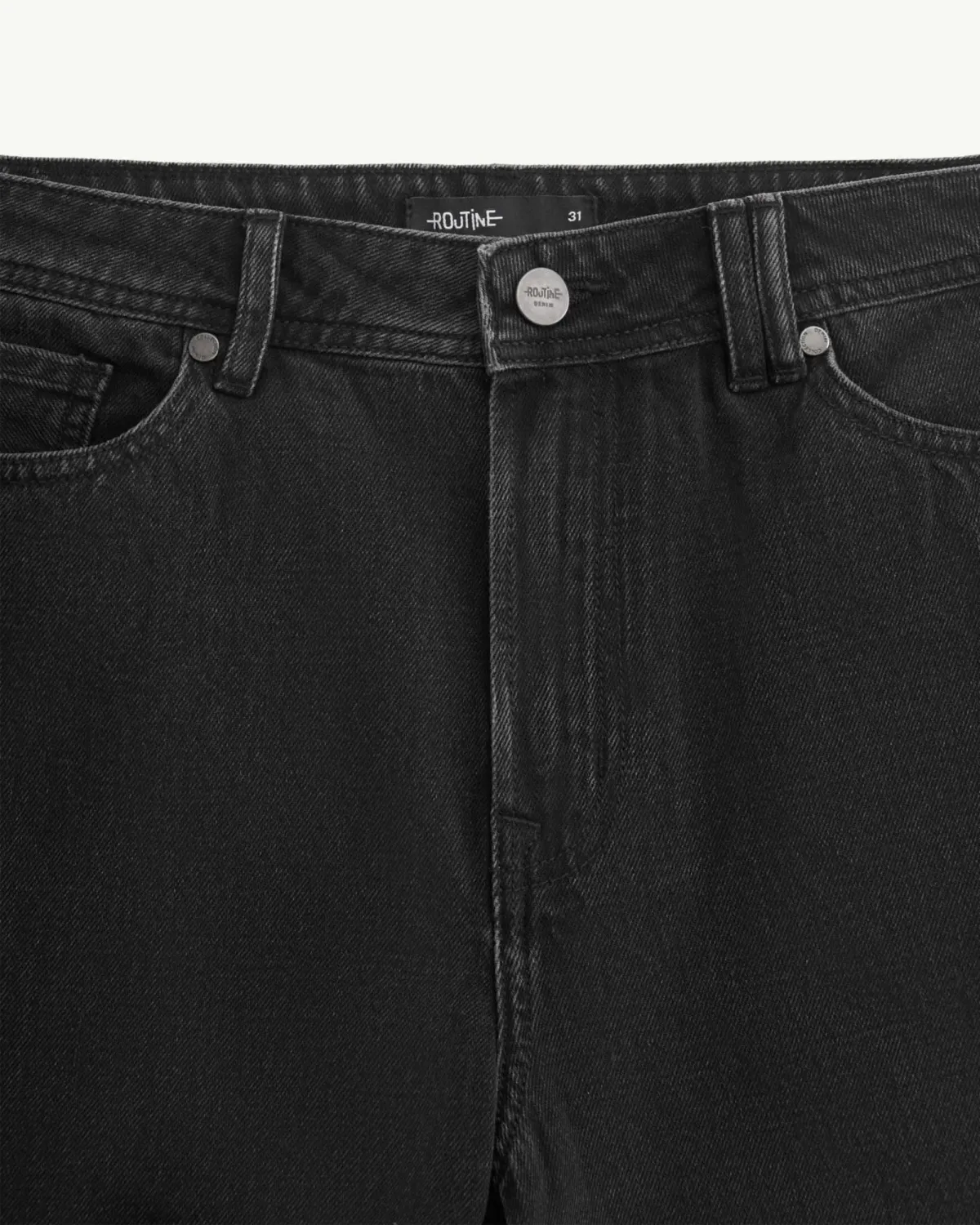 Quần jean nam RT form Straight màu Xám Đen ( form suông) - ROUTINE 10F24DPA029 | ROUTINE CÀ MAU