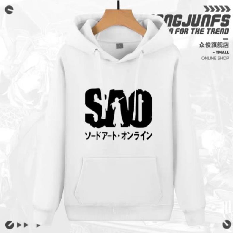 SALE- Áo Hoodie Nỉ Ấm Anime Sword Art Online Nam Nữ '- áo cực chất