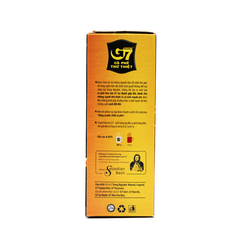 Cà Phê Hòa Tan G7 Gu Mạnh X2 3in1 Trung Nguyên -