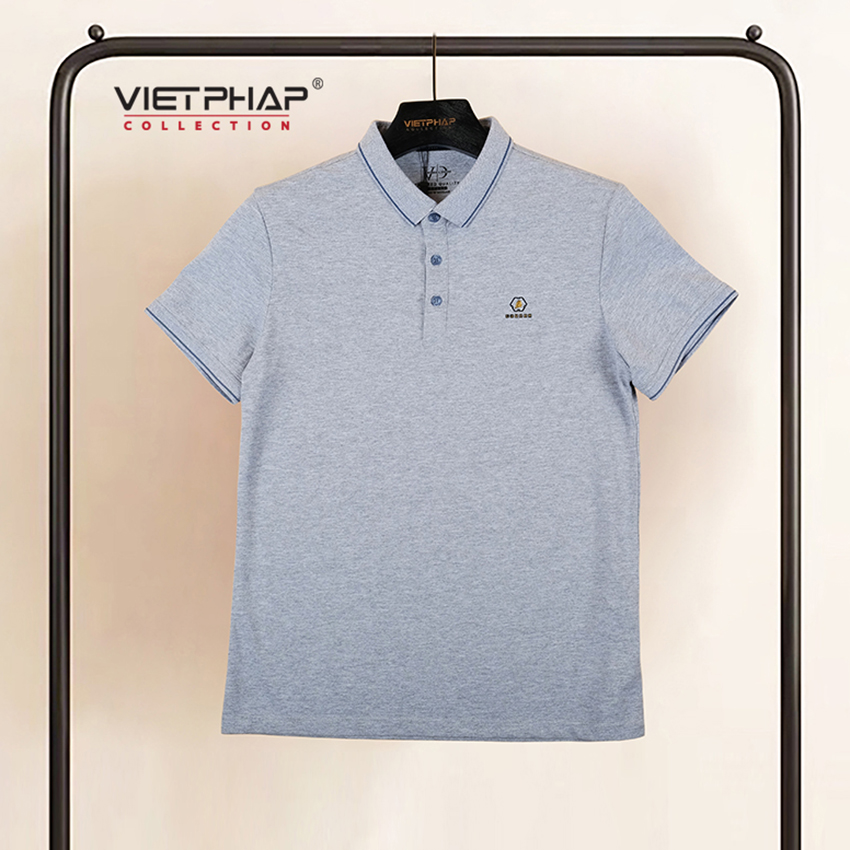 Áo Thun Polo Nam Cao Cấp VIỆT PHÁP / Form Basic - Chất liệu cotton co dãn thấm hút mồ hồi tốt 67701