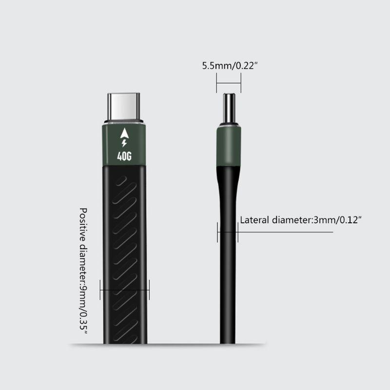 Cáp Chuyển Đổi Pd 60w Thunderbolt 3 Cable Thunderbolt 40gbps Type C Sang UsB C