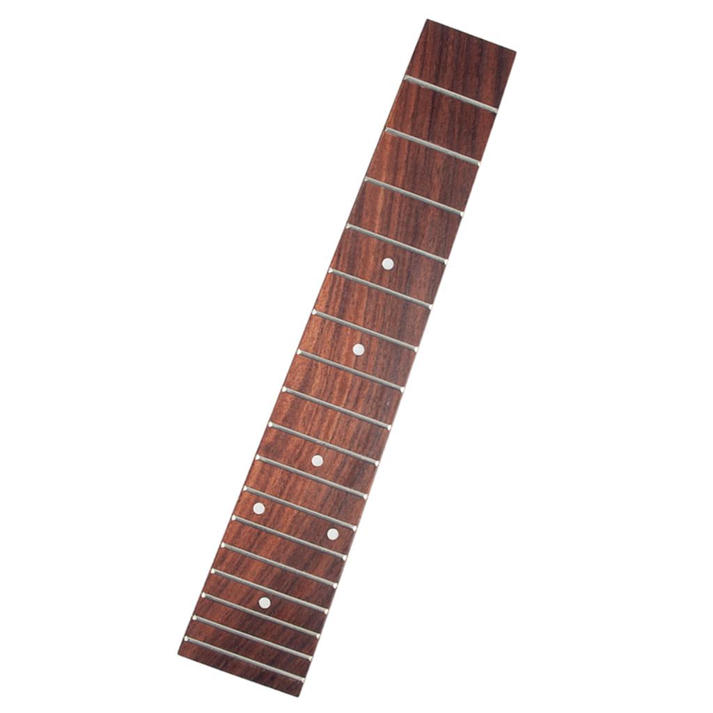 Gỗ Đàn Ukulele Ván Trượt Ngón Tay Fretboard cho 23 ''Tenor Ukulele Uke TỰ LÀM Các Bộ Phận