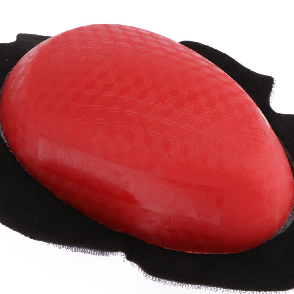 Motorcycle Protective Gears kneepads Knee Pads Slider Protector Cover Red