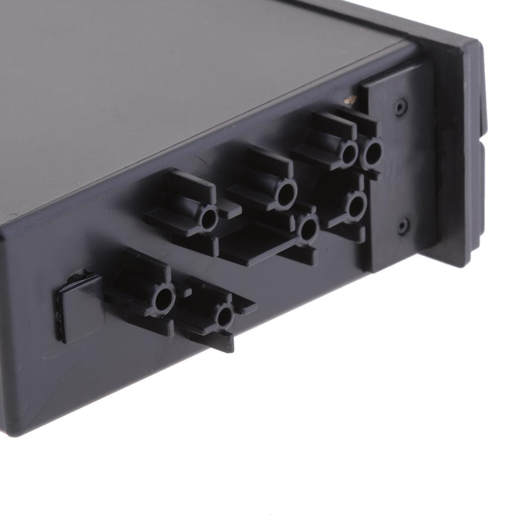 2X Universal Car/Truck Double Din Radio Cup Holder Storage Box