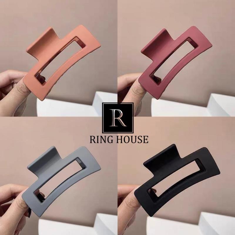 KẸP TÓC NỮ CÀNG CUA VUÔNG MÀU NHÁM