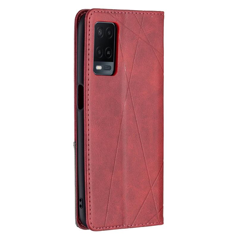 Ốp điện thoại da đế lật từ tính cho OPPO A15 A54 4G A74 A94 A93 A55 5G F19 PRO PLUS RENO5Z 5G RENO5F