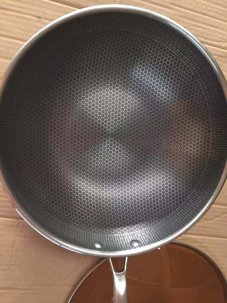 Chảo tổ ong siêu chống dính sâu lòng có lưới tổ ong size 32cm