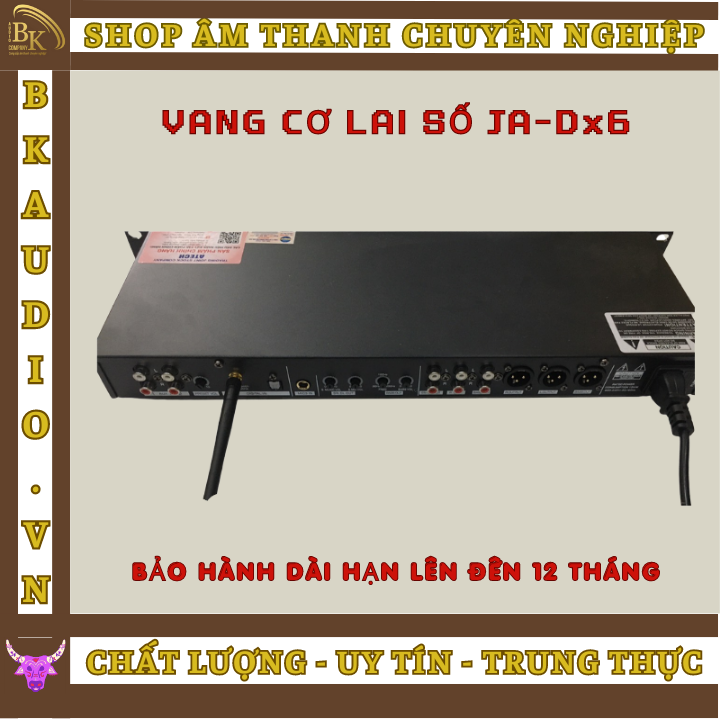 Bộ vang cơ  JA - DX6  Professional audio cao cấp cho âm thanh cực đỉnh