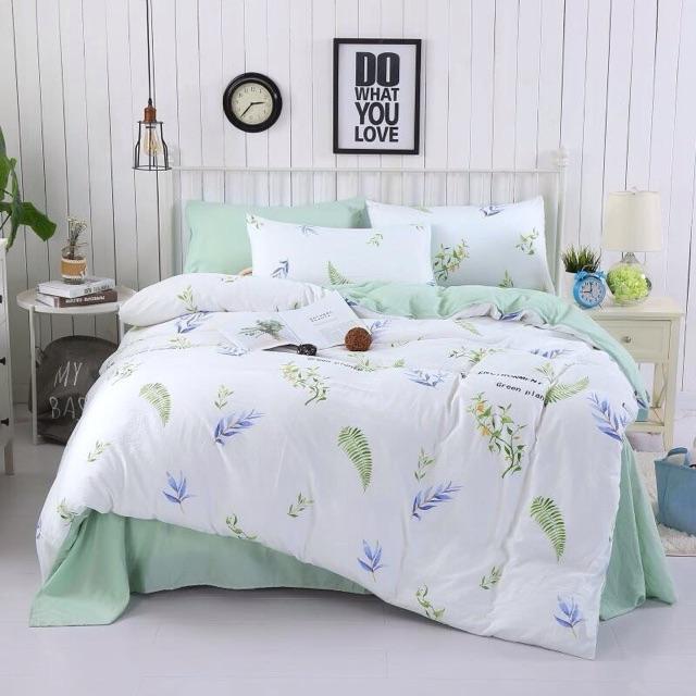Bộ chăn ga gối Hè chất liệu ĐŨI hàng mới về