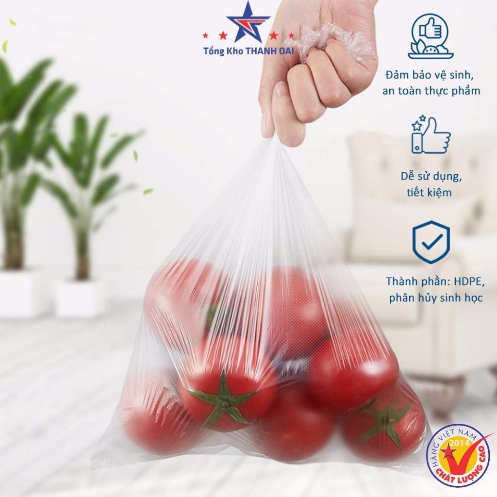 Túi đựng thực phẩm tự hủy sinh học trong suốt bảo quản thực phẩm sạch sẽ an toàn