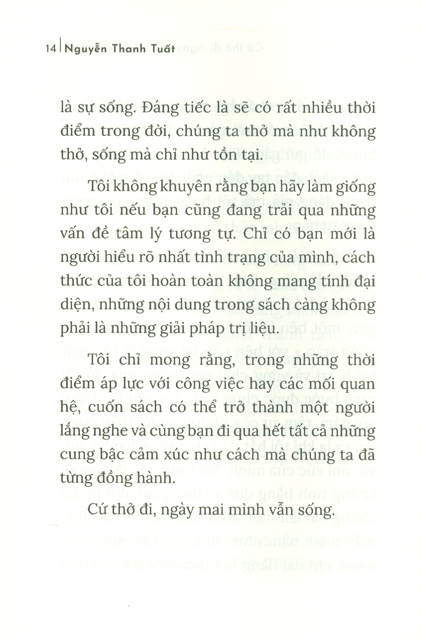 Cứ Thở Đi, Ngày Mai Mình Vẫn Sống