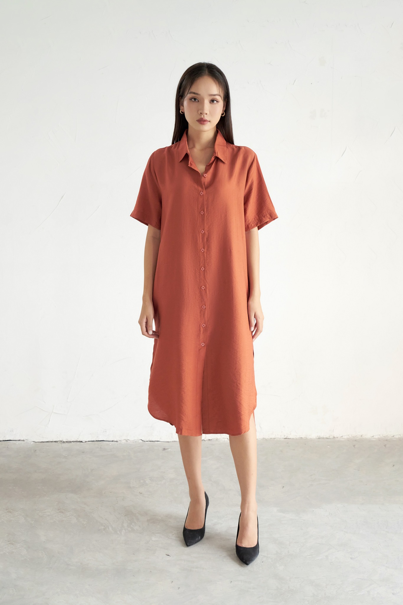 OLV - Đầm Clay Long Shirt Dress