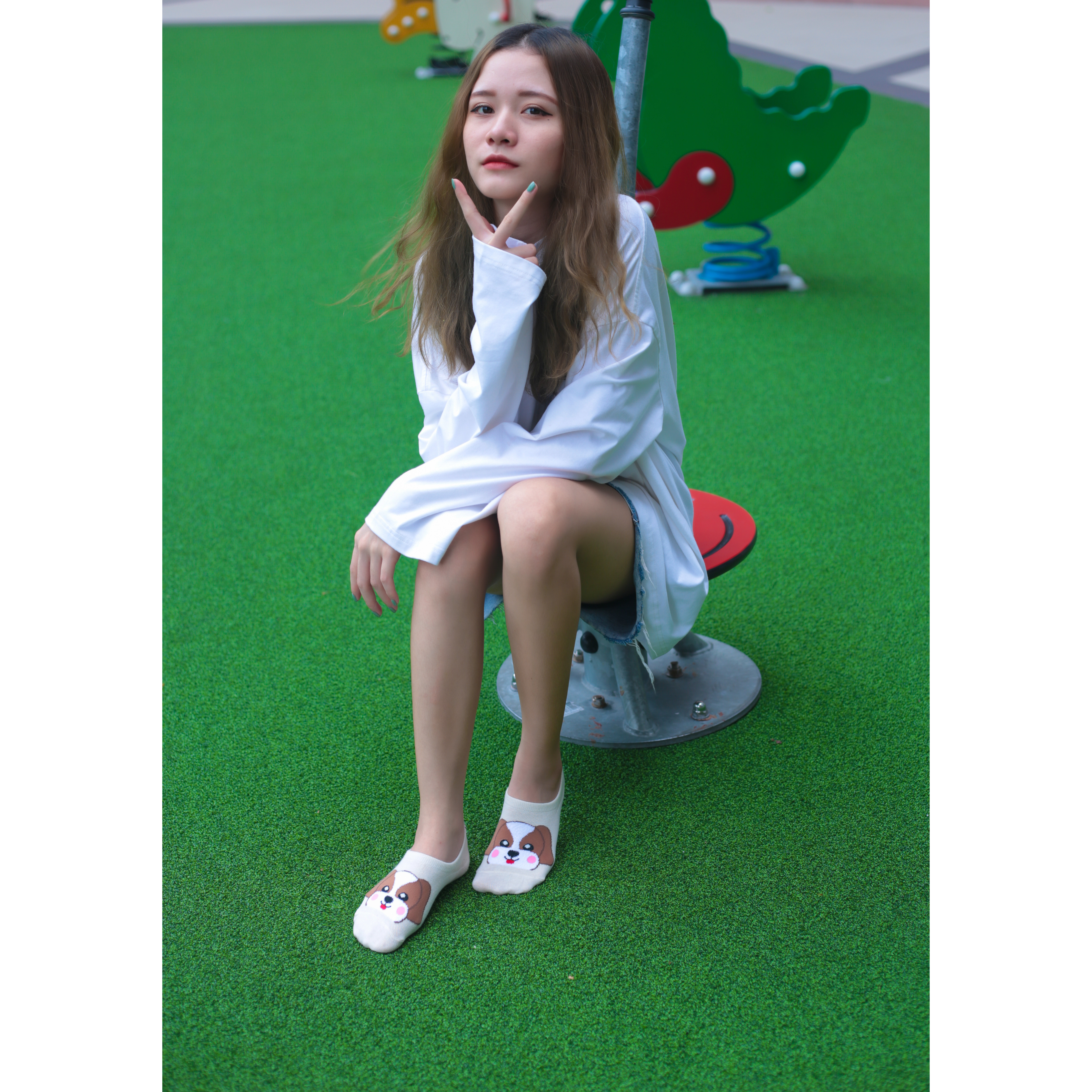 Tất vớ Nữ cao cấp, nhập khẩu Hàn Quốc thương hiệu KIKIYA SOCKS - Happy Puppy W-N-011