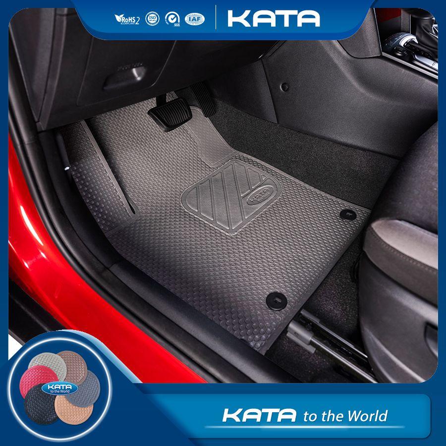 Thảm lót sàn ô tô KATA cho xe Hyundai Kona - Phiên Bản KATA Pro- Khít với sàn xe, Không thấm nước, Không mùi